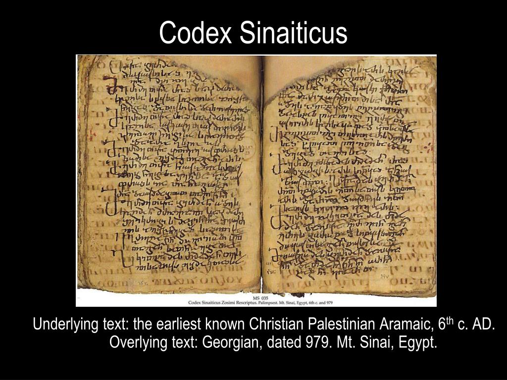 codex sinaiticus translation